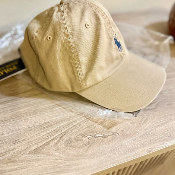 NWT Polo Ralph Lauren Chino Sport Cap in Coastal Beige - Picture 3 of 3